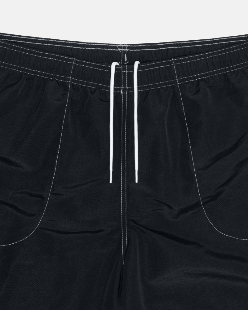 Stussy Surfman Patch Men's Shorts Black | IL0000704