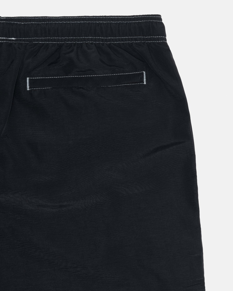 Stussy Surfman Patch Men's Shorts Black | IL0000704