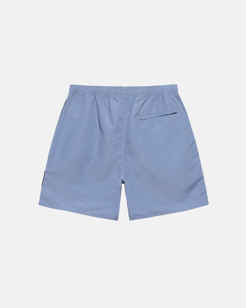 Stussy Surfman Patch Men's Shorts Blue | IL0000703