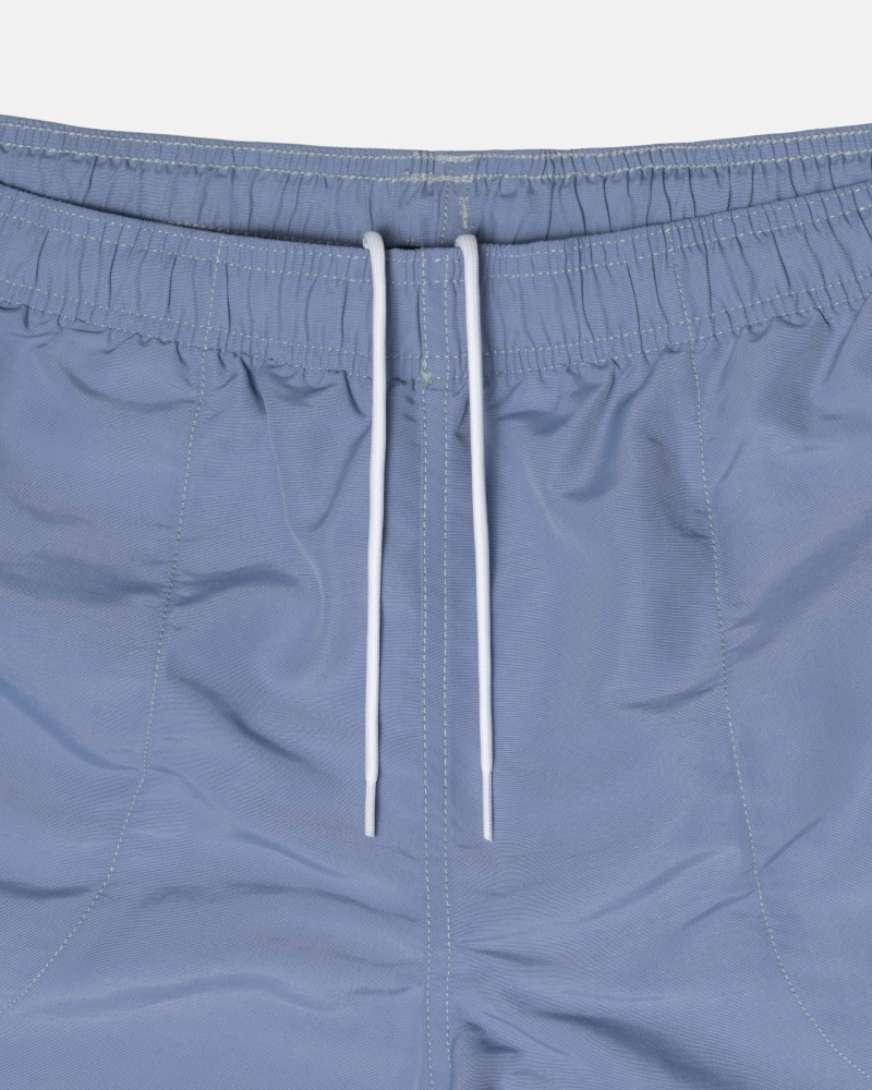 Stussy Surfman Patch Men's Shorts Blue | IL0000703