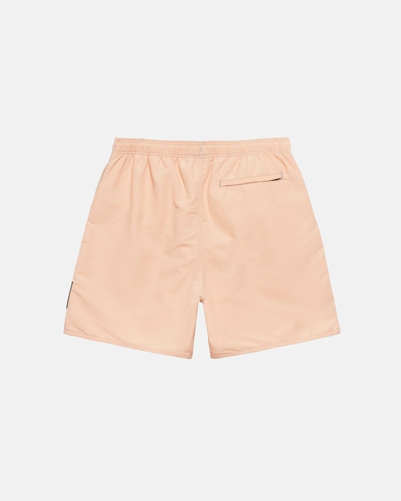 Stussy Surfman Patch Men's Shorts Pink | IL0000701