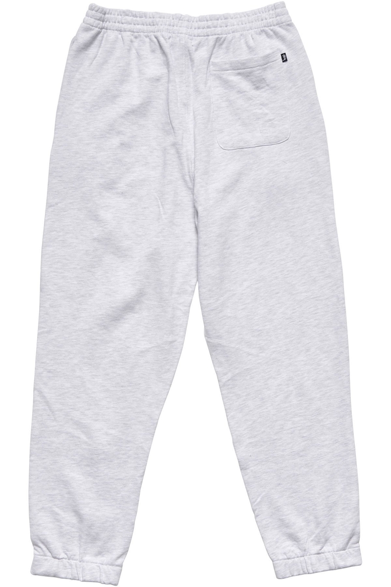 Stussy Text Fleece Men's Track Pants White | IL0001008