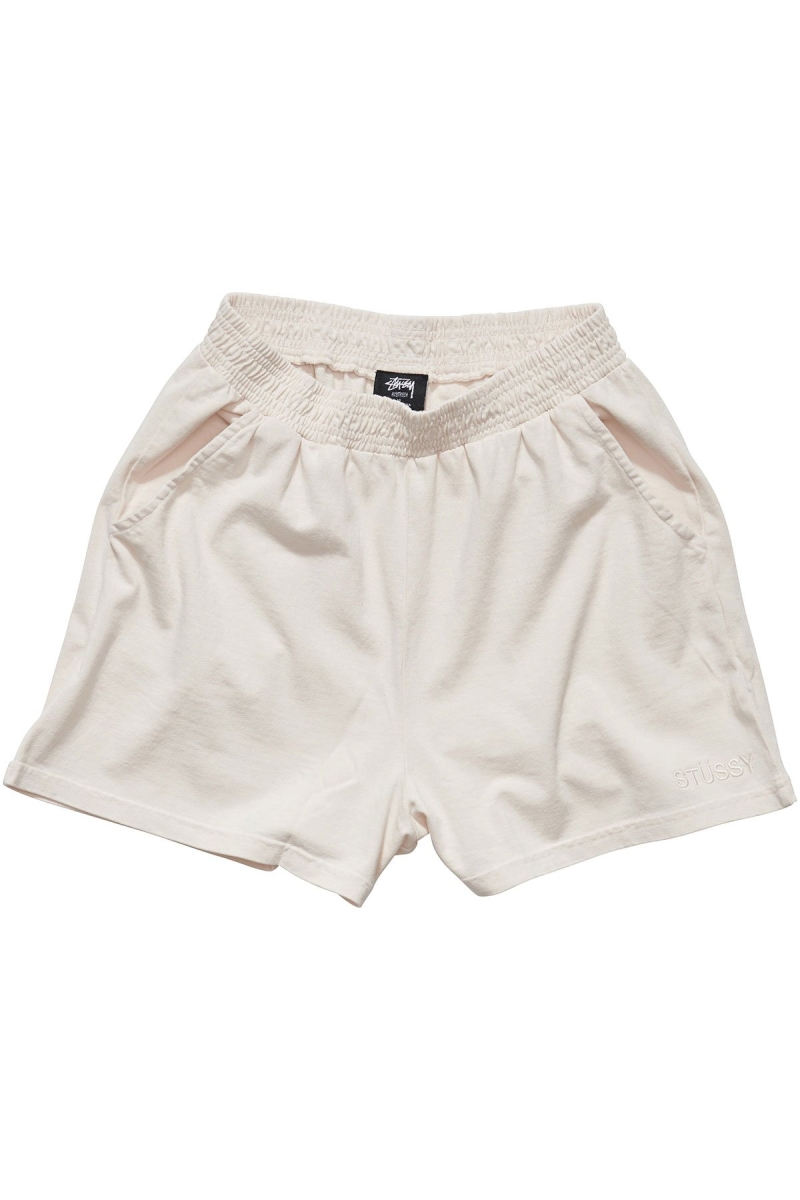 Stussy Trail Rugby Shorts Women\'s Shorts White | IL0000707