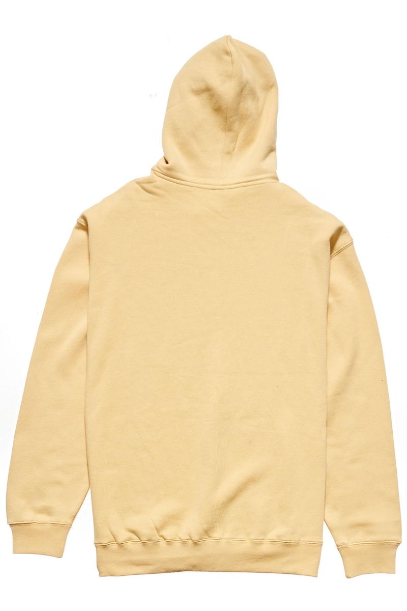 Stussy Trivial Pursuit Men's Hoodies Yellow | IL0000087