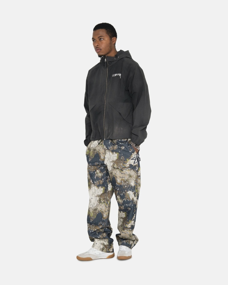 Stussy Veil Camo Men's Beach Pants Camo | IL0000602