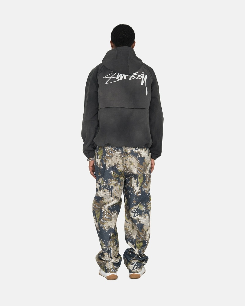 Stussy Veil Camo Men's Beach Pants Camo | IL0000602