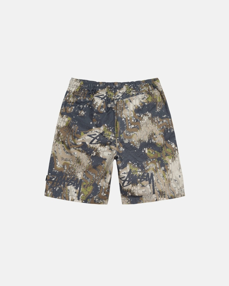 Stussy Veil Camo Men's Shorts Camo | IL0000709