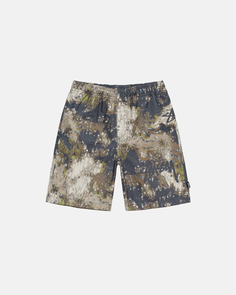 Stussy Veil Camo Men\'s Shorts Camo | IL0000709