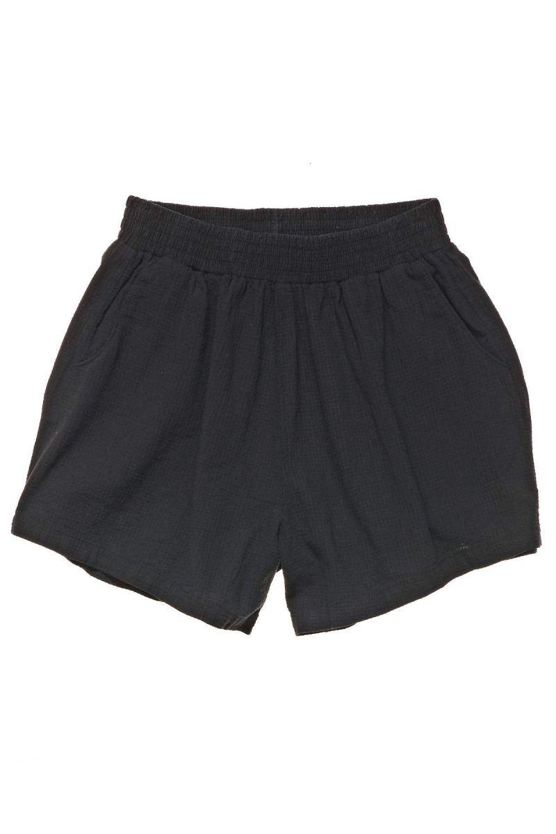 Stussy Vermont HW Short Women\'s Shorts Black | IL0000711