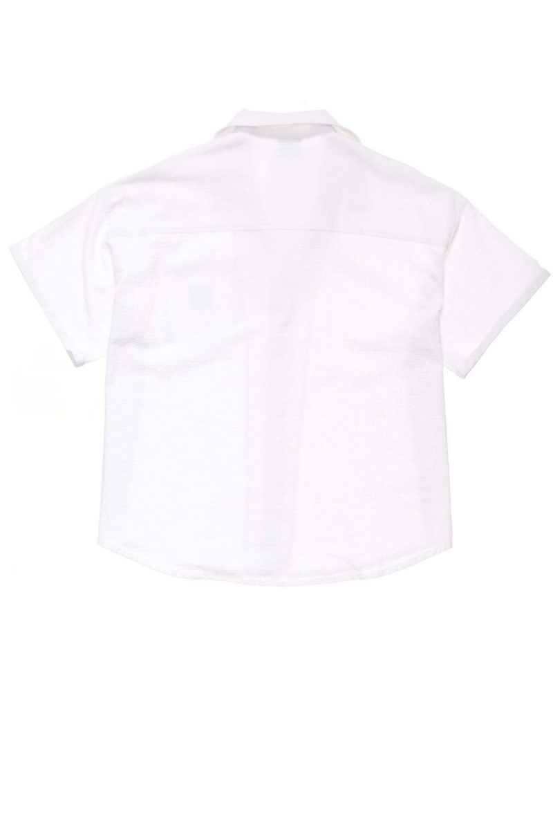 Stussy Vermont OS Shirt Women's Sportswear White | IL0000801