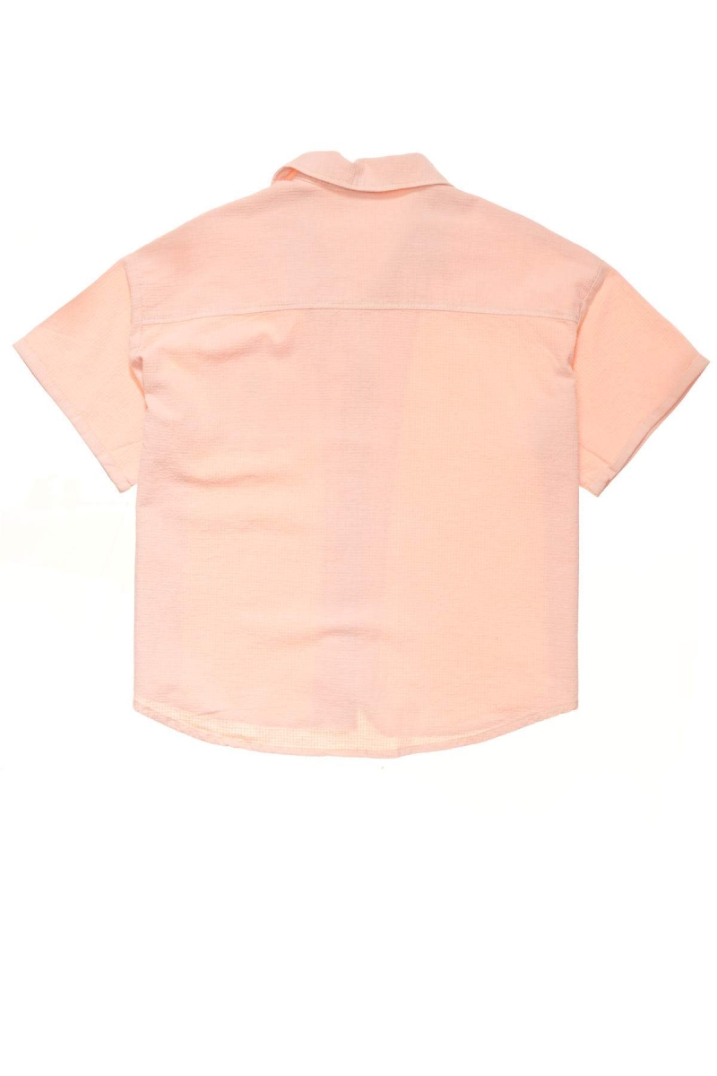 Stussy Vermont OS Shirt Women's Sportswear Orange | IL0000802