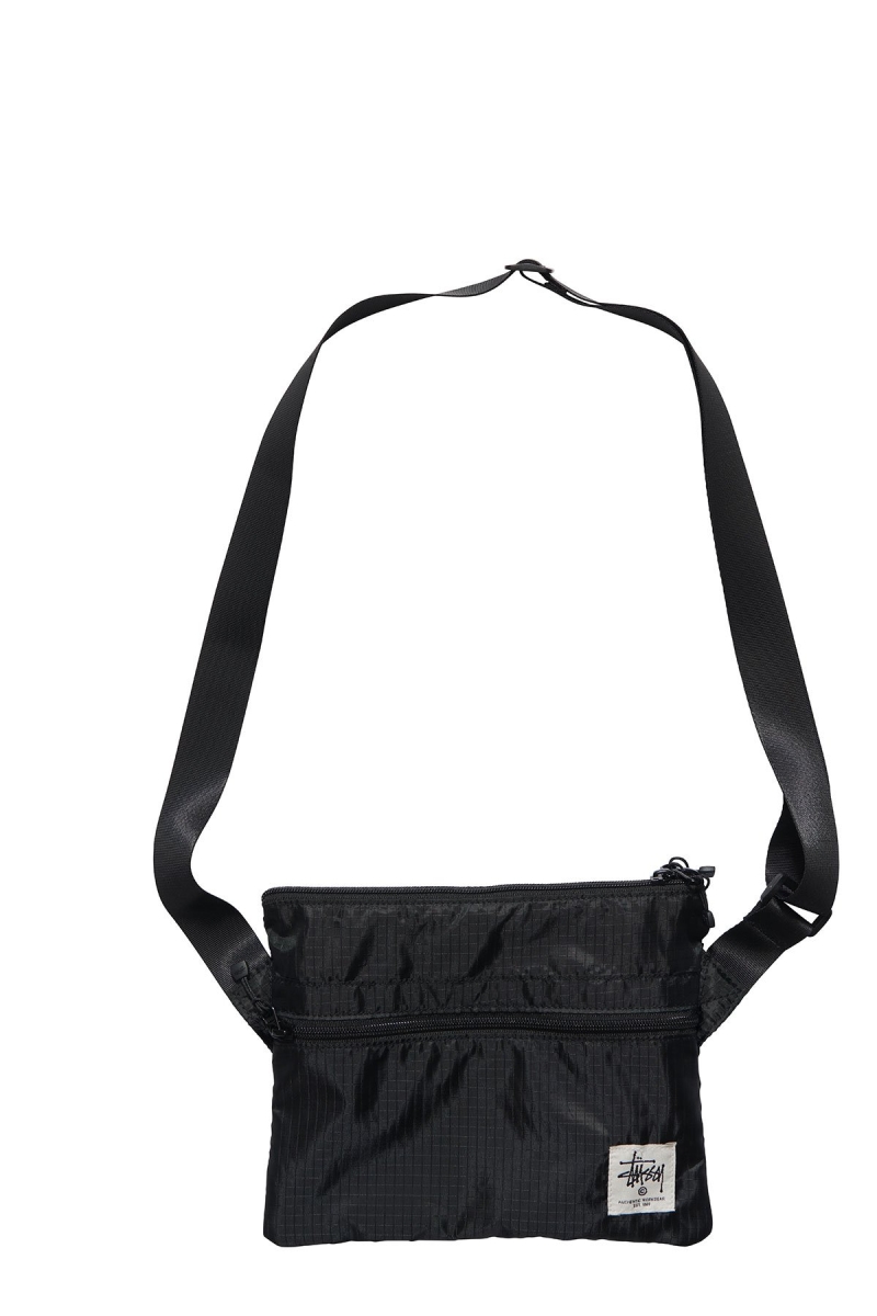 Stussy Workgear Sachel Women\'s Bags Black | IL0000370