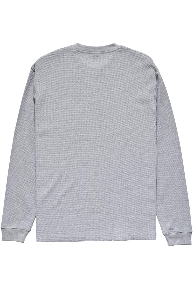 Stussy Workwear Waffle Men's Sweatshirts White | IL0000963