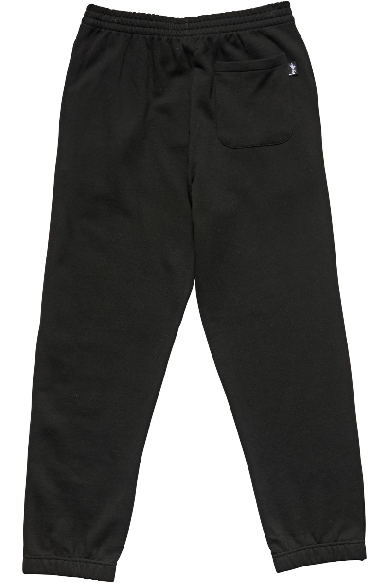 Stussy World Tour Men's Track Pants Black | IL0001016