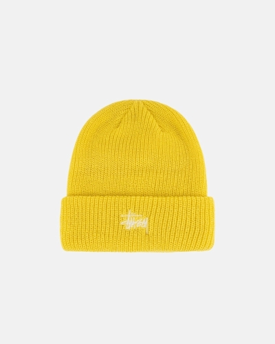 Stussy Basic Cuff Men's Beanie Orange | IL0000383