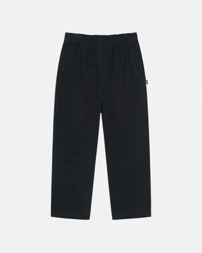 Stussy Brushed Men's Beach Pants Navy | IL0000546