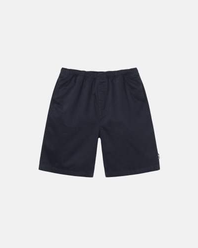 Stussy Brushed Men's Shorts Navy | IL0000632