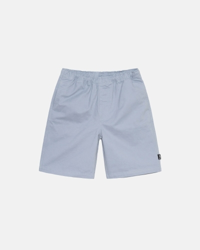 Stussy Brushed Men's Shorts Silver | IL0000635