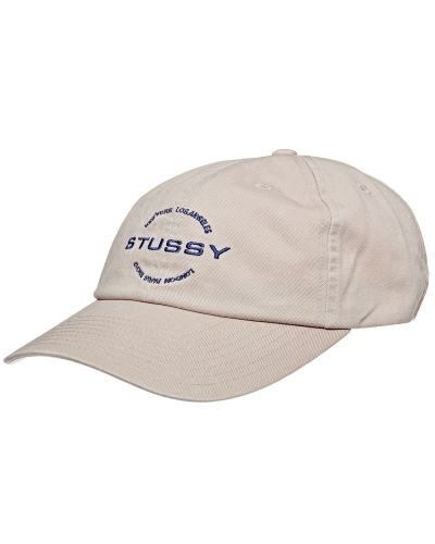 Stussy City Circle Low Pro Men's Hats Brown | IL0000418