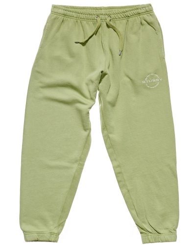 Stussy City Circle Trackpant Women's Track Pants Green | IL0000981