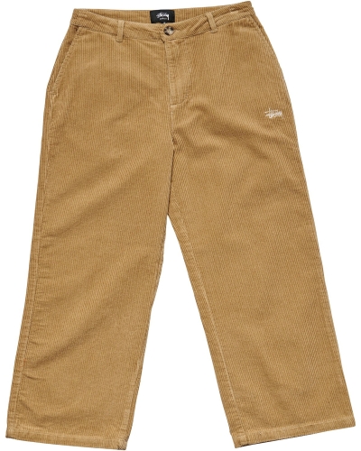 Stussy Claudette Cord Women's Pants Brown | IL0000554