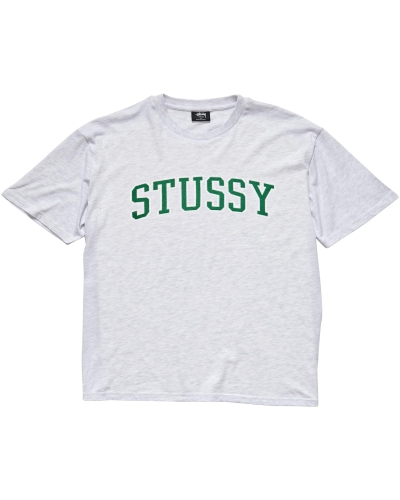 Stussy Collegiate BF Women's T Shirts White | IL0000134