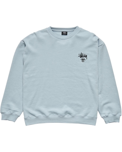 Stussy Copyright Crown Crew Men's Sweaters Blue | IL0000829