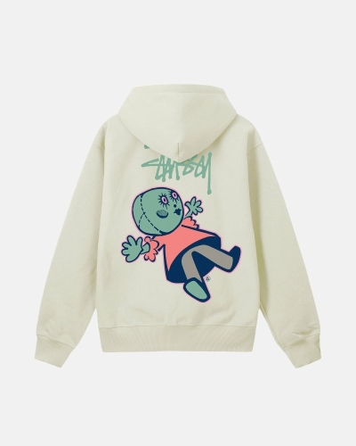 Stussy Dollie Zip Men's Hoodies Navy | IL0000037