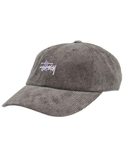 Stussy Graffiti Cord Low Pro Men's Hats Grey | IL0000446