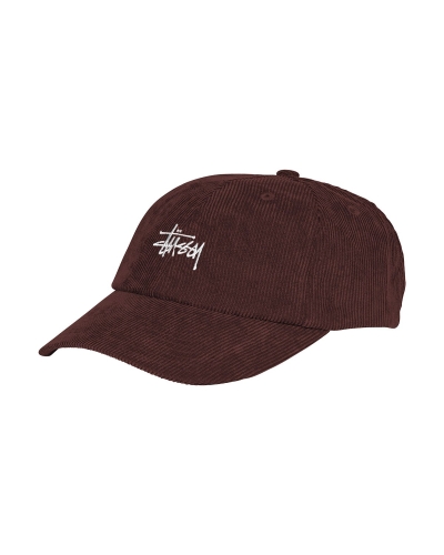 Stussy Graffiti Cord Low Pro Men's Hats Red | IL0000447