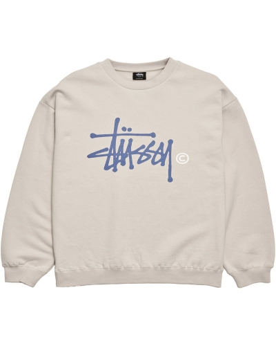 Stussy Graffiti Crew Men's Sweaters White | IL0000838