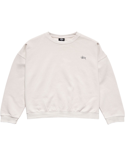 Stussy Graffiti Crew Women's Sportswear White | IL0000761