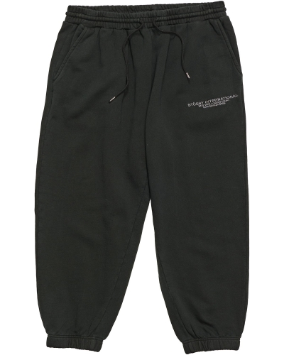 Stussy INT. Embroidered Women's Track Pants Black | IL0000985