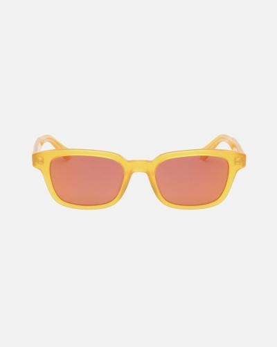 Stussy Owen Men's Sunglasses Yellow | IL0000806