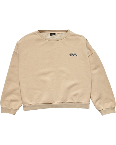 Stussy Parkway OS Crew Women's Sweaters Orange | IL0000849