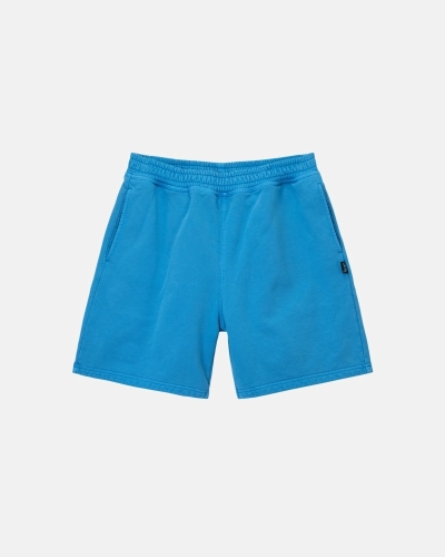 Stussy Pigment Dyed Men's Shorts Blue | IL0000668