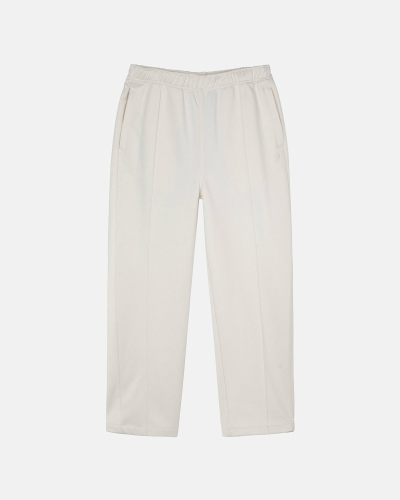 Stussy Poly Men's Track Pants White | IL0000998