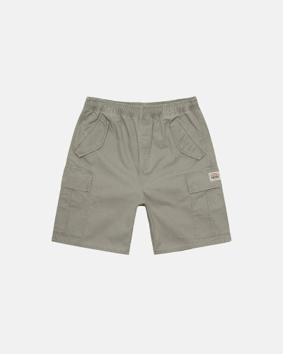 Stussy Ripstop Cargo Men's Shorts Olive | IL0000670