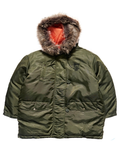 Stussy Ryerson Military Women's Jackets Green | IL0000356