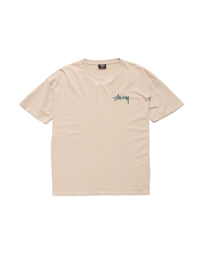 Stussy Shadow Stock SS Men's T Shirts White | IL0000262