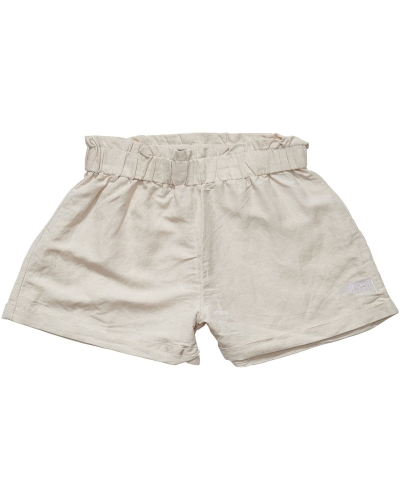 Stussy Shoreline Linen Beach Women's Shorts White | IL0000676