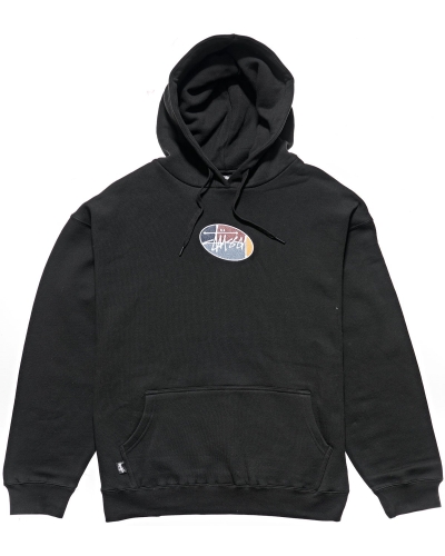 Stussy Trivial Pursuit Men's Hoodies Black | IL0000089