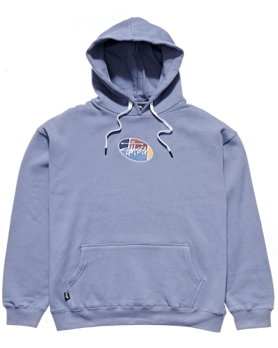 Stussy Trivial Pursuit Men's Hoodies Blue | IL0000088